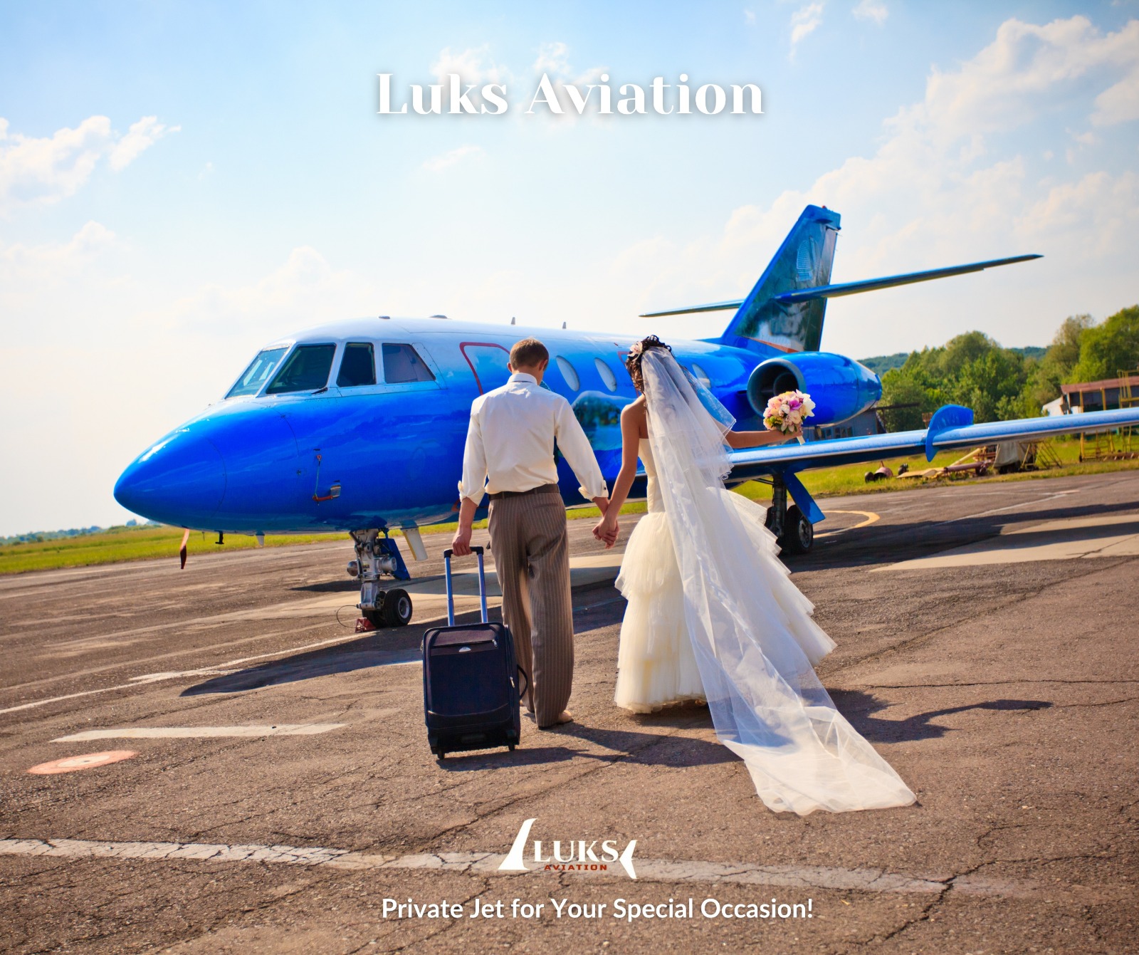 Private Jet for special occasions: Wedding, Birthday, or Honeymoon?